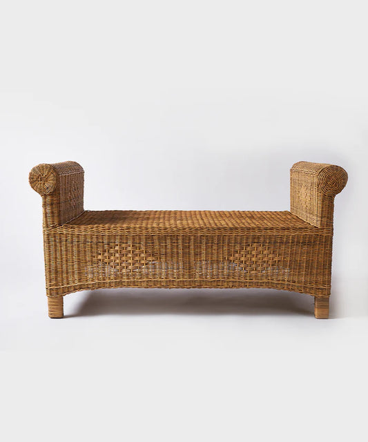 Cane Ottoman